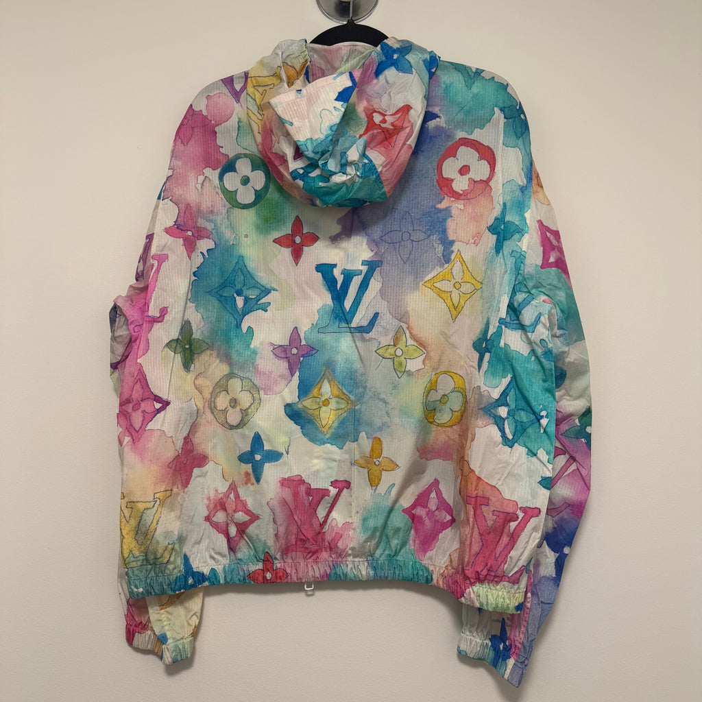 Louis Vuitton Multicolor Watercolor Monogram Windbreaker Sz Large (50)