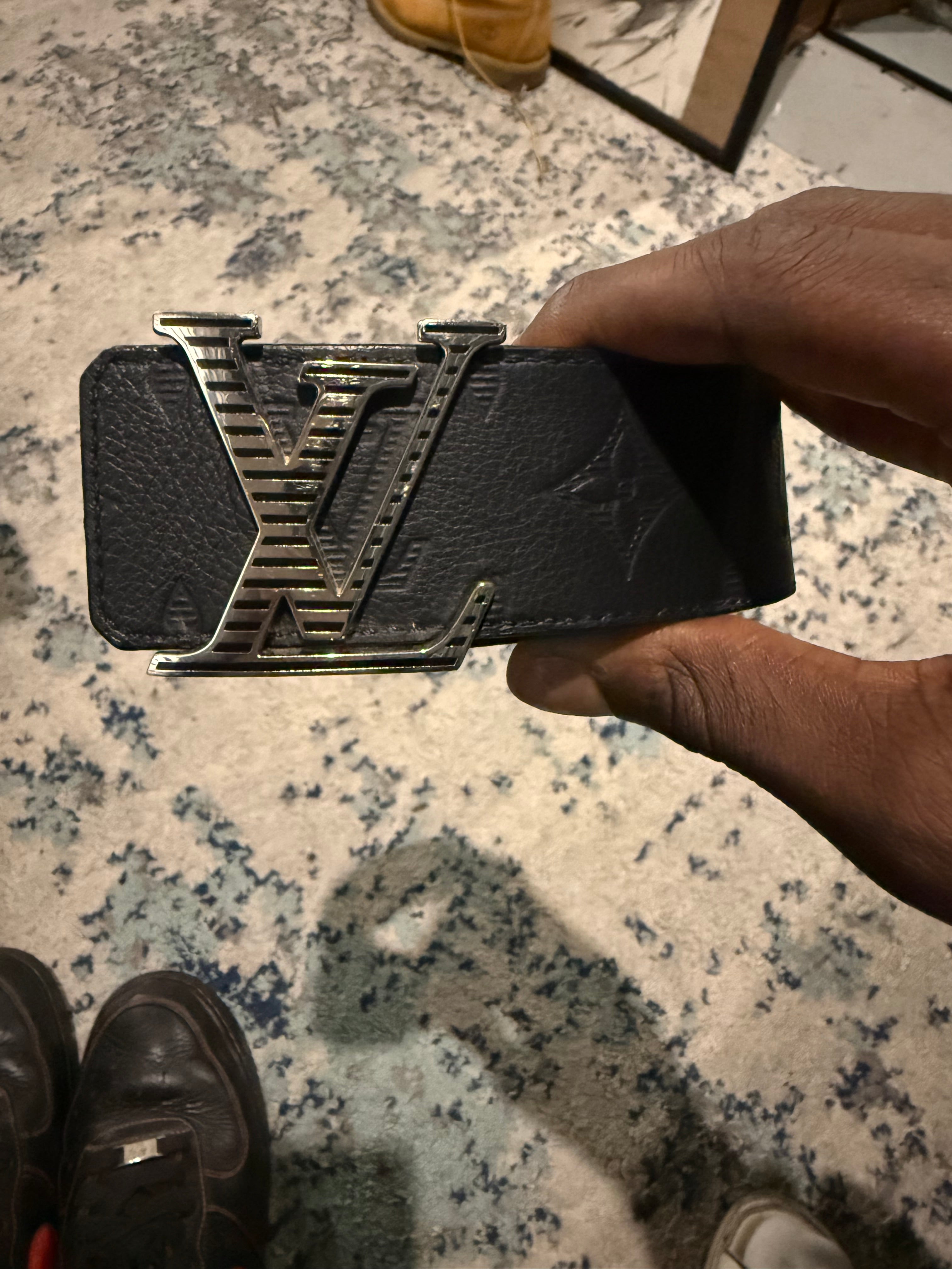 Louis Vuitton Shadow Reversible Belt Size 110/44