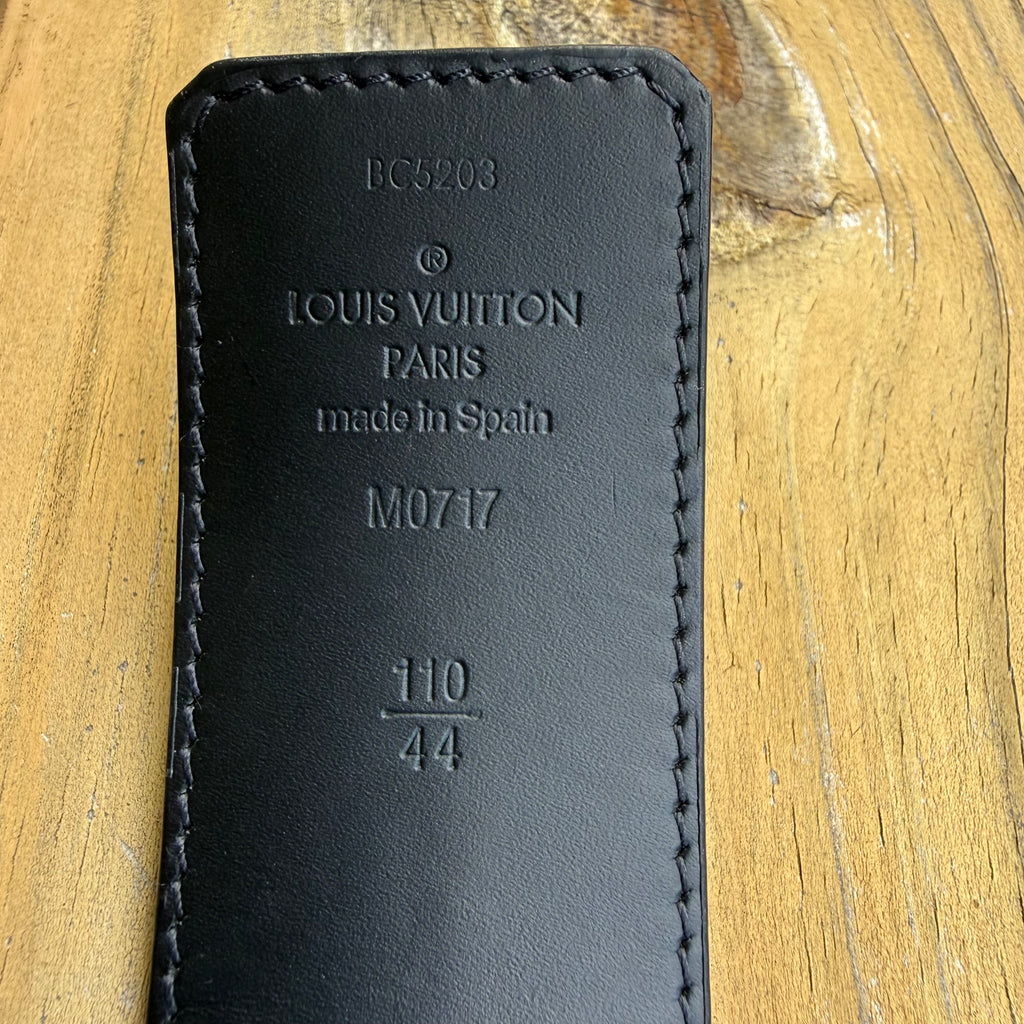 Louis Vuitton Shadow Reversible Belt Size 110/44