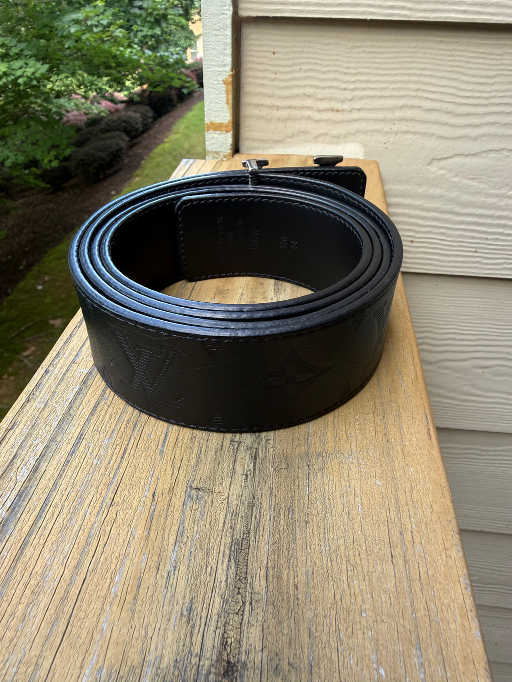 Louis Vuitton Shadow Reversible Belt Size 110/44