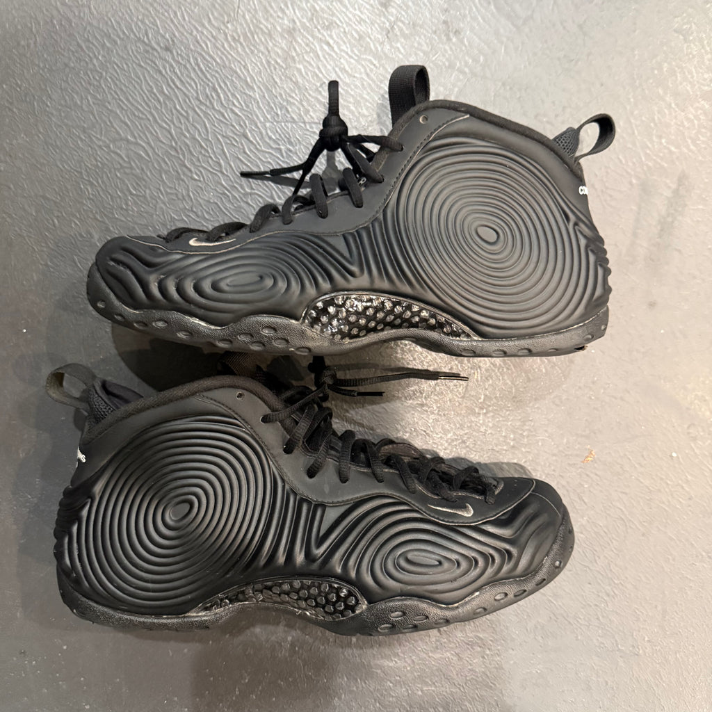 Comme Des Garcon Black Foamposite Size 10