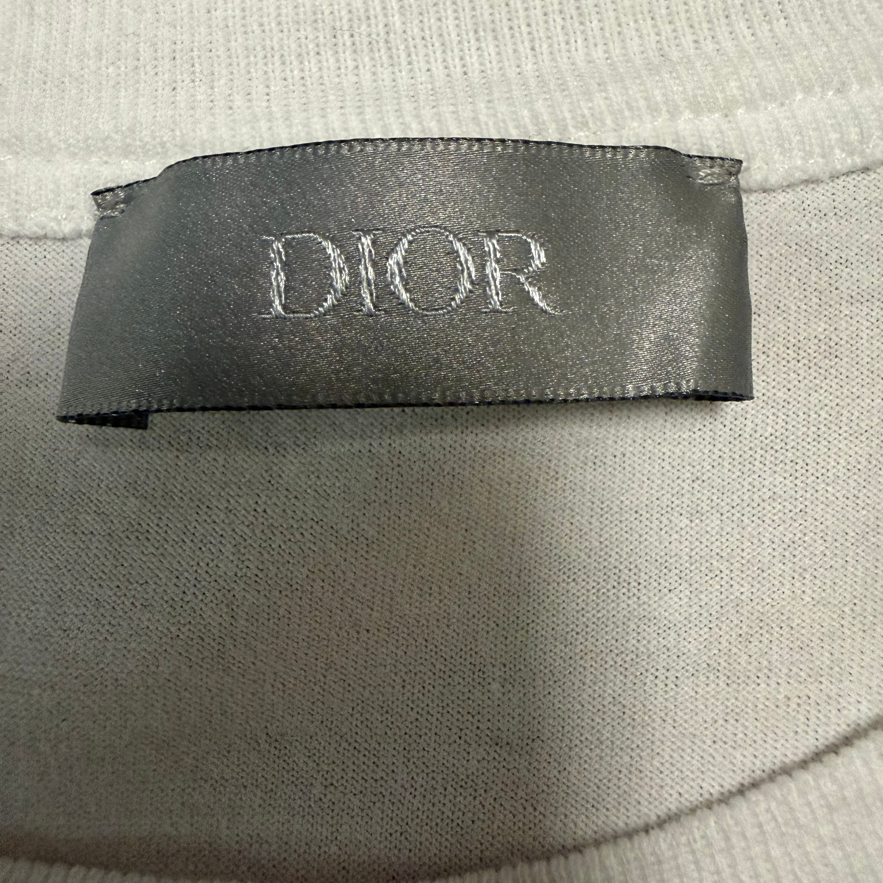 Dior Atelier Long Sleeve White T-Shirt Sz Large