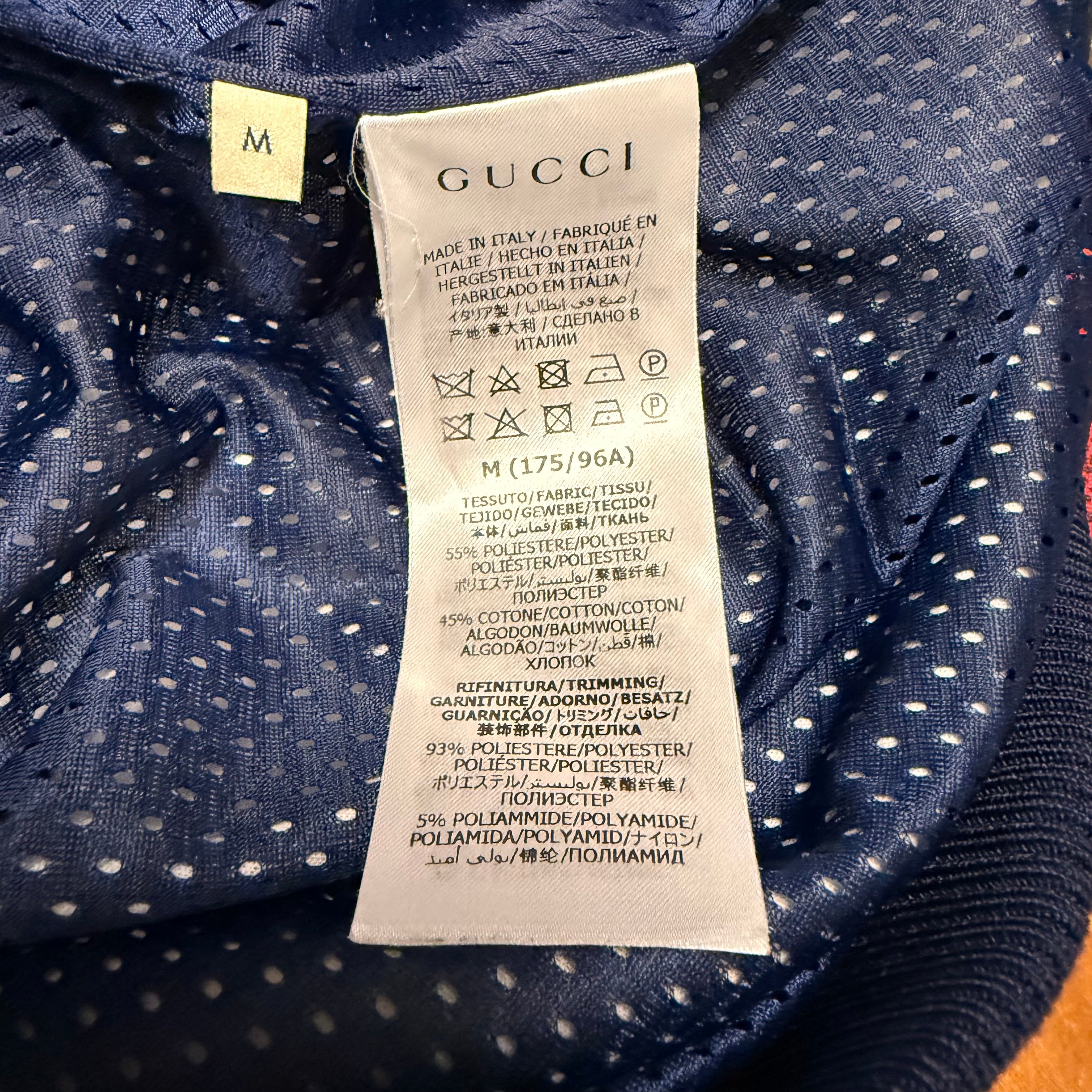 Gucci GG Supreme Jacket Multi-Colored Sz Medium