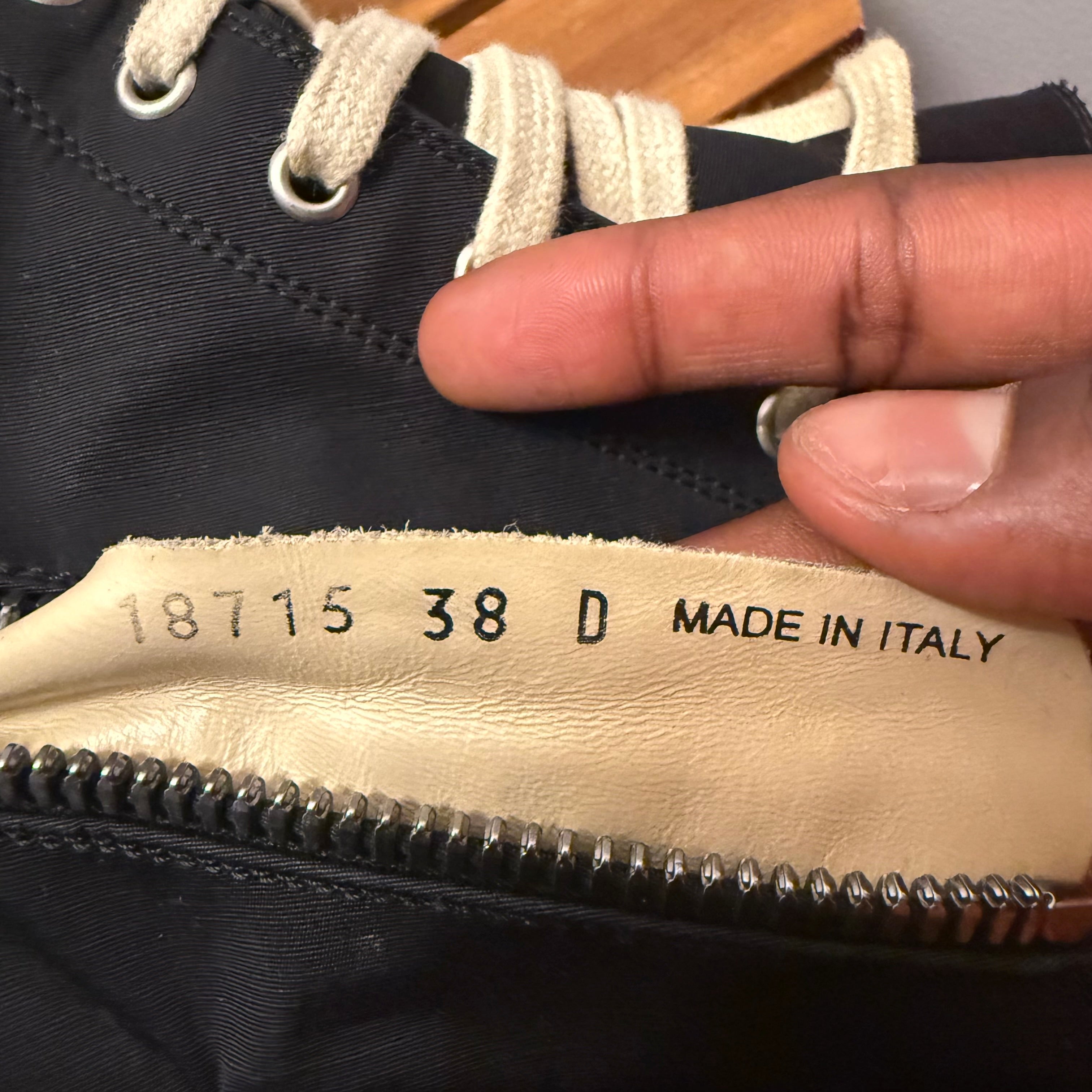 Rick Owens Double Bumper Ramones Size 6