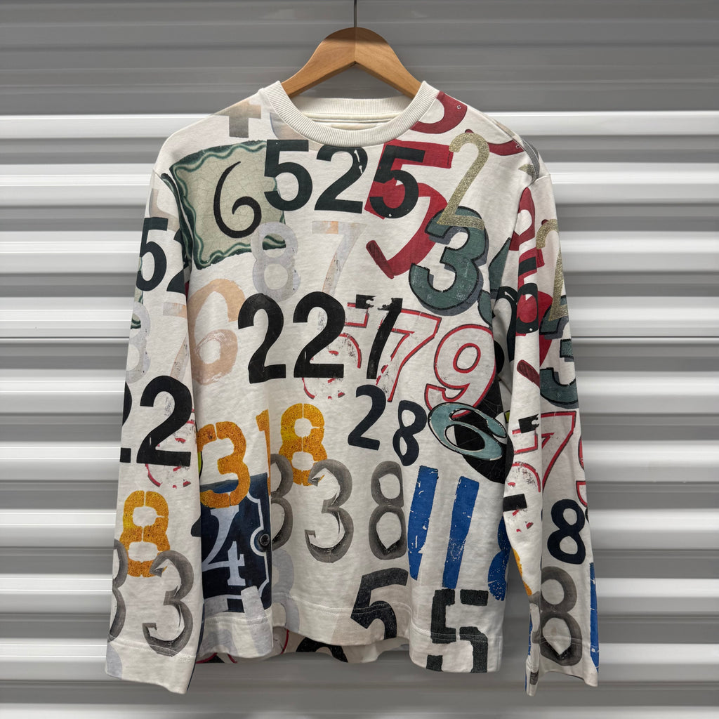 Aris Tatalovich Numbers Longsleeve Size Medium