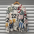Aris Tatalovich Numbers Longsleeve Size Medium