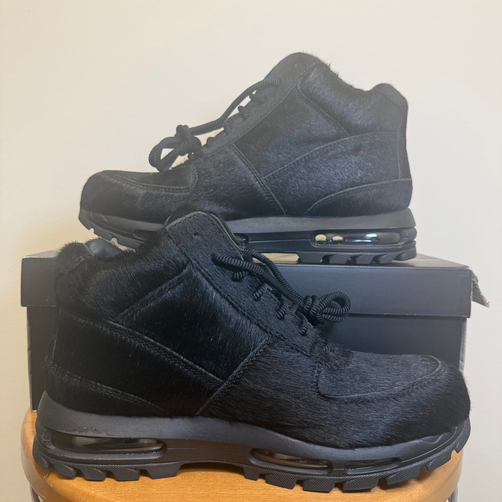 Brand New Nike Air Max Goadome ACG Pony Hair Black Size 12