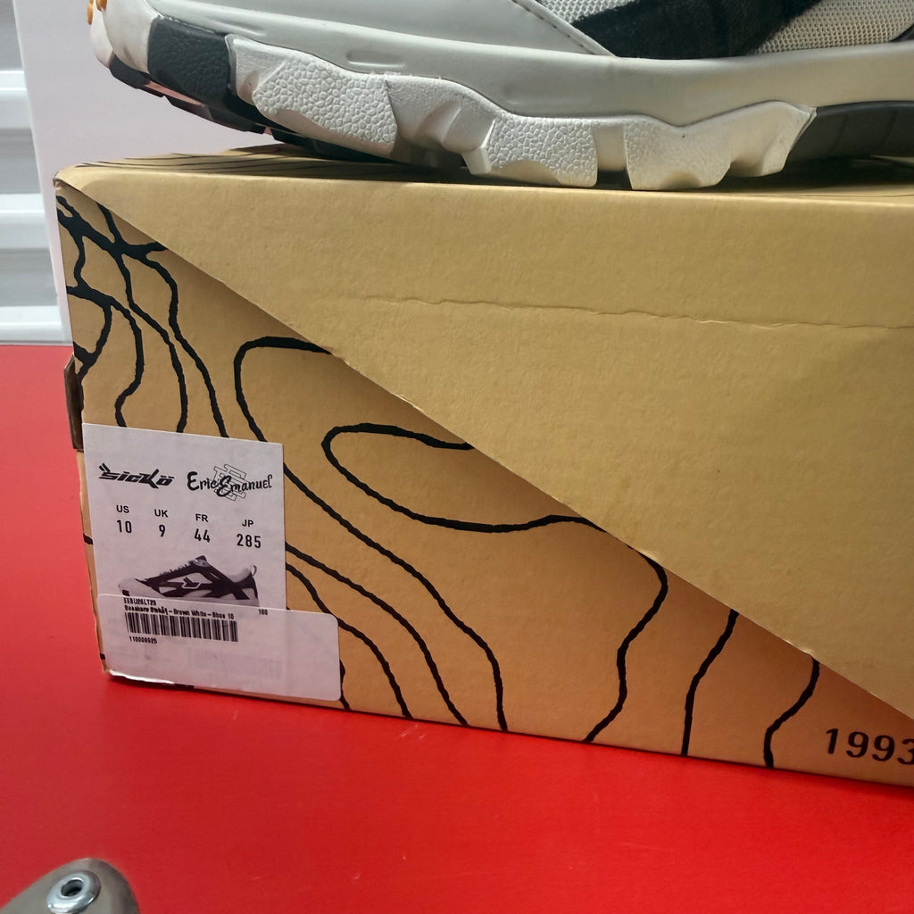 Sicko x Eric Emmanuel Brown/White Hiking Shoe Size 10