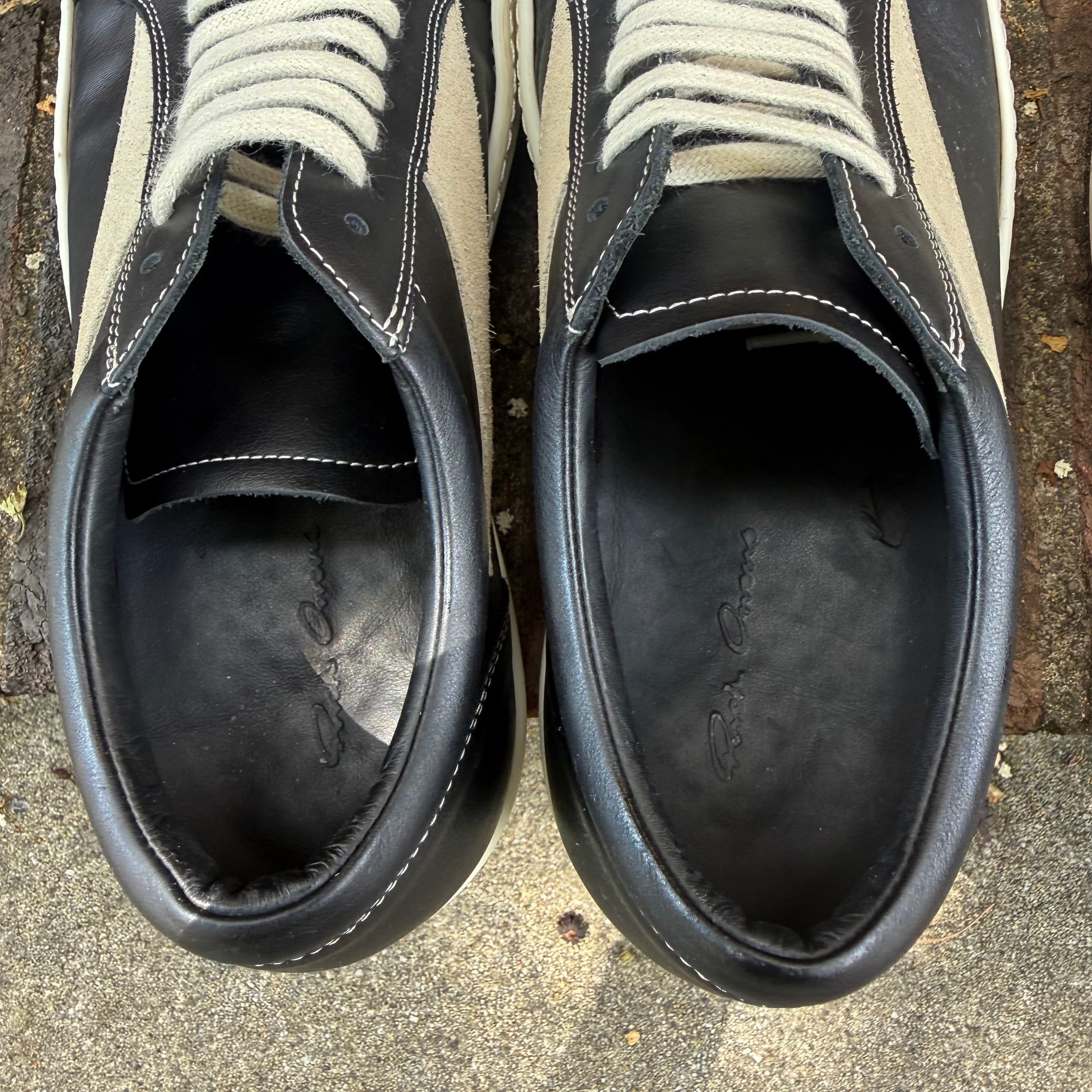 Rick Owens Black Vintage Sneaker Size 10 (43)