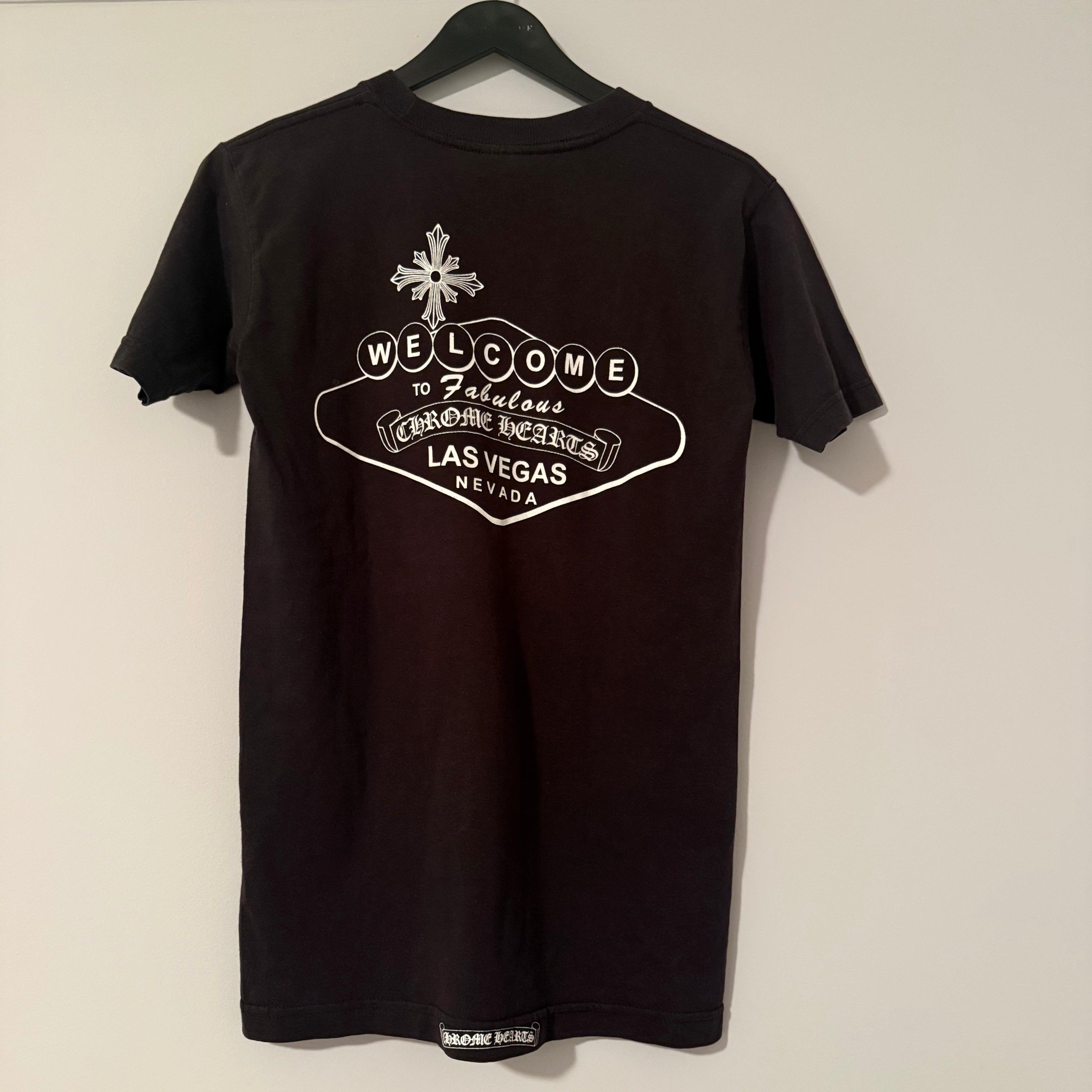 Chrome Hearts Vintage Black Welcome To Las Vegas Shirt Size Medium