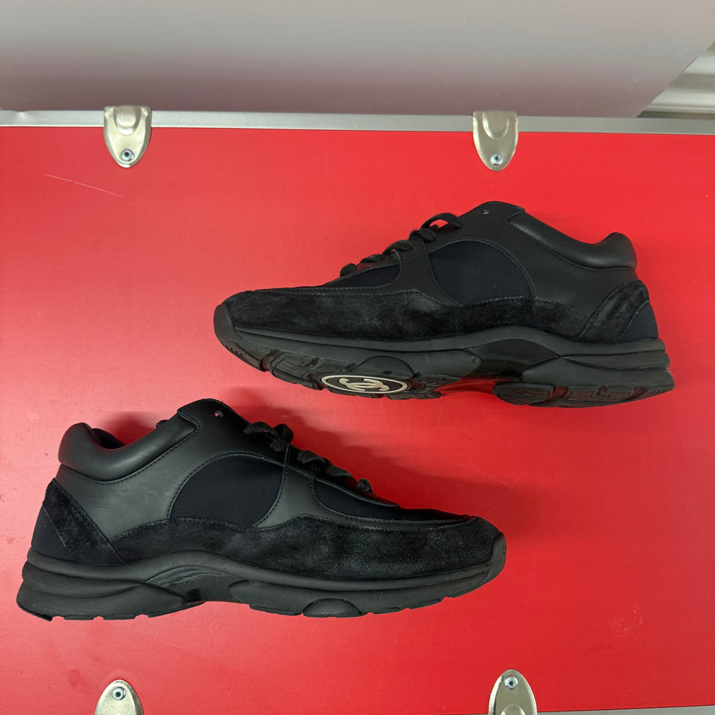Chanel Triple Black Trainer Size 11 (44)