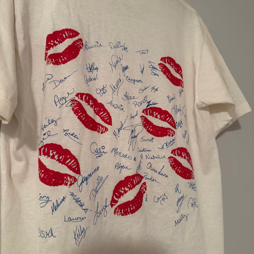 Vintage Cheetah Atlanta Signed White Shirt Size XL