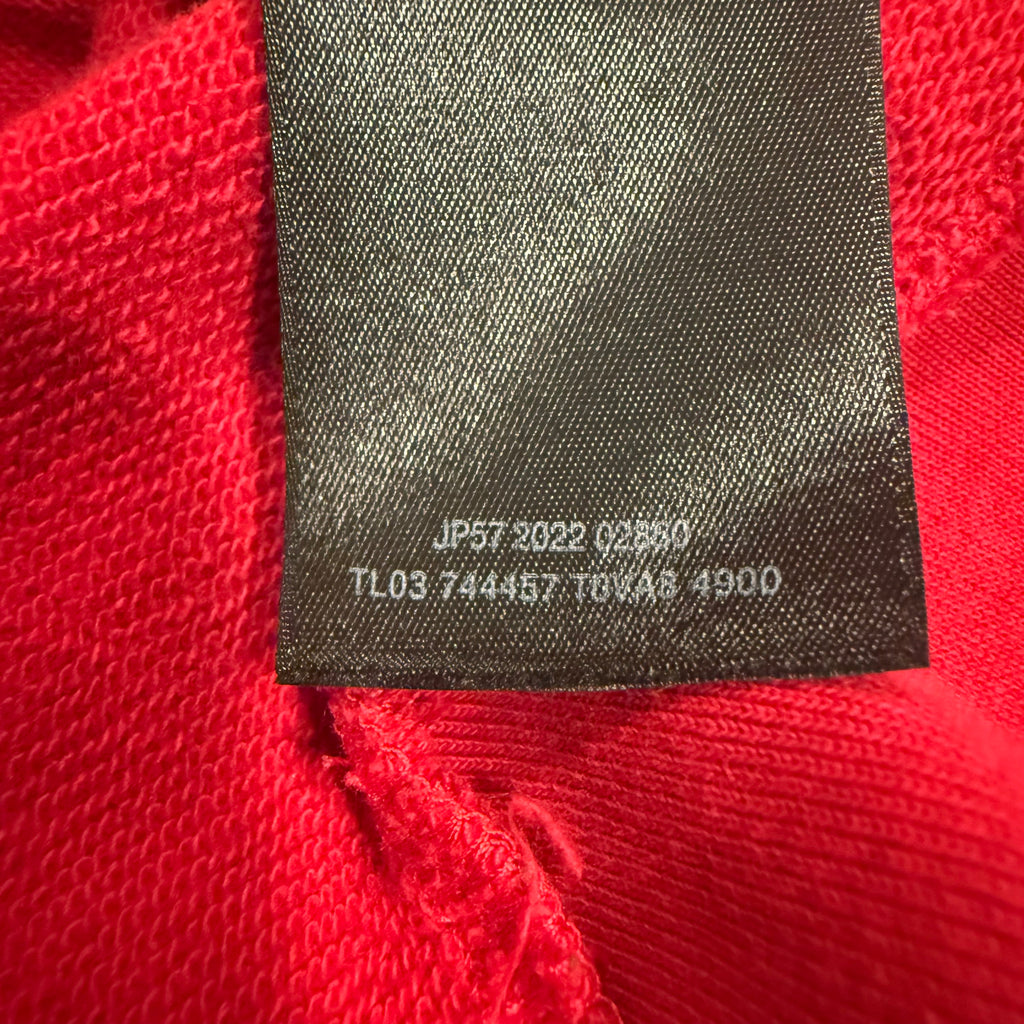 Balenciaga Red Graffiti Skater Hoodie Size M