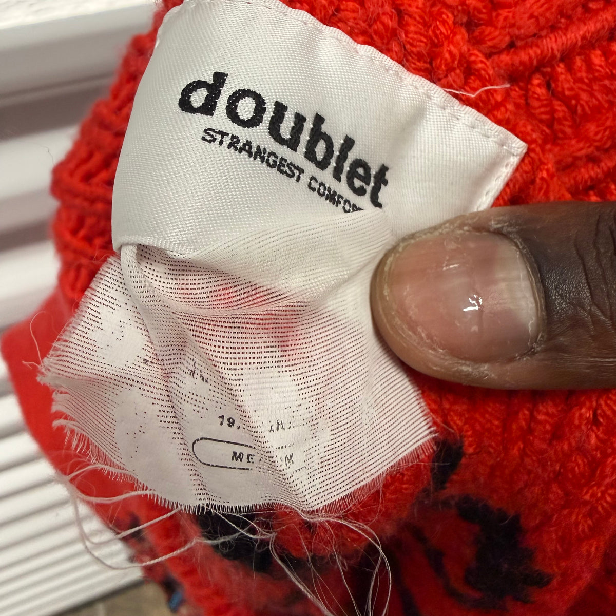 Doublet Red Clown Crewneck Size Medium