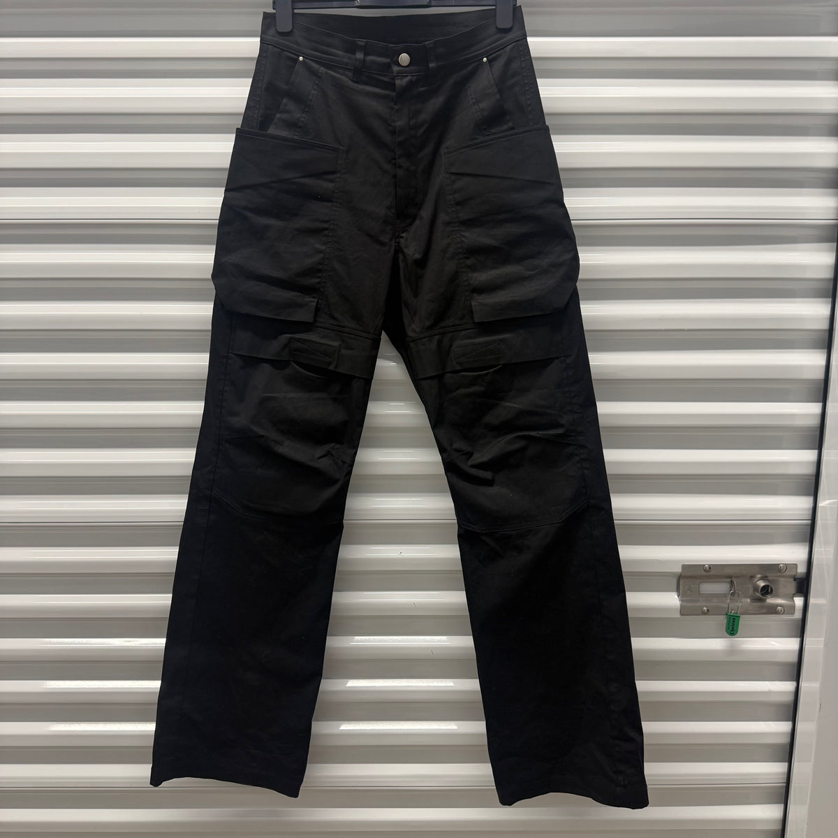 Rick Owens Black Stefan Cargos Size 28
