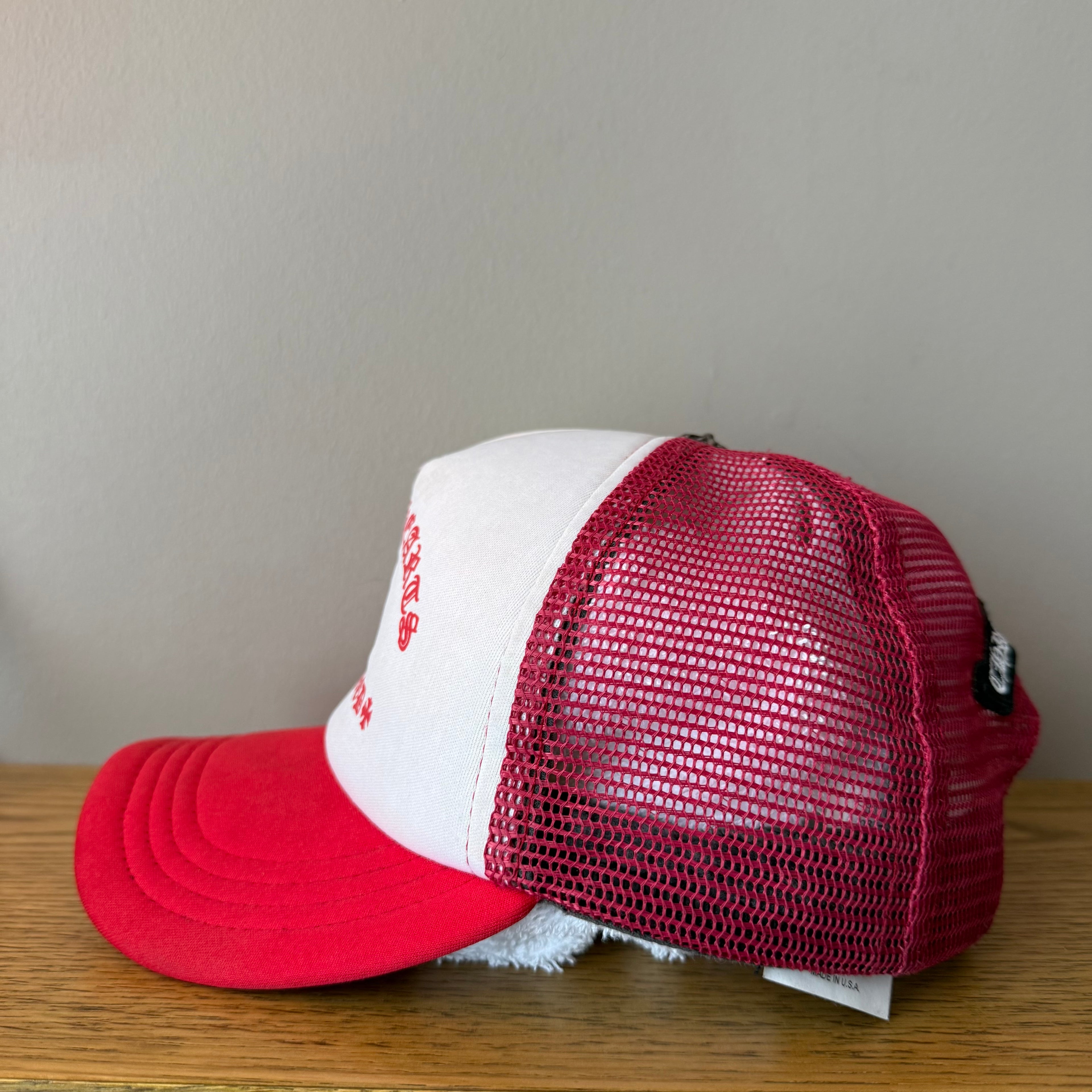Chrome Hearts Red King Taco Hat