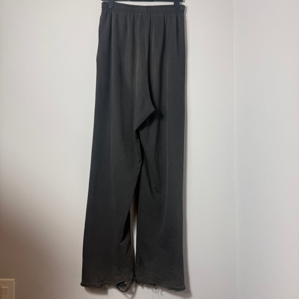 Balenciaga Washed Black Sweatpants Size Small