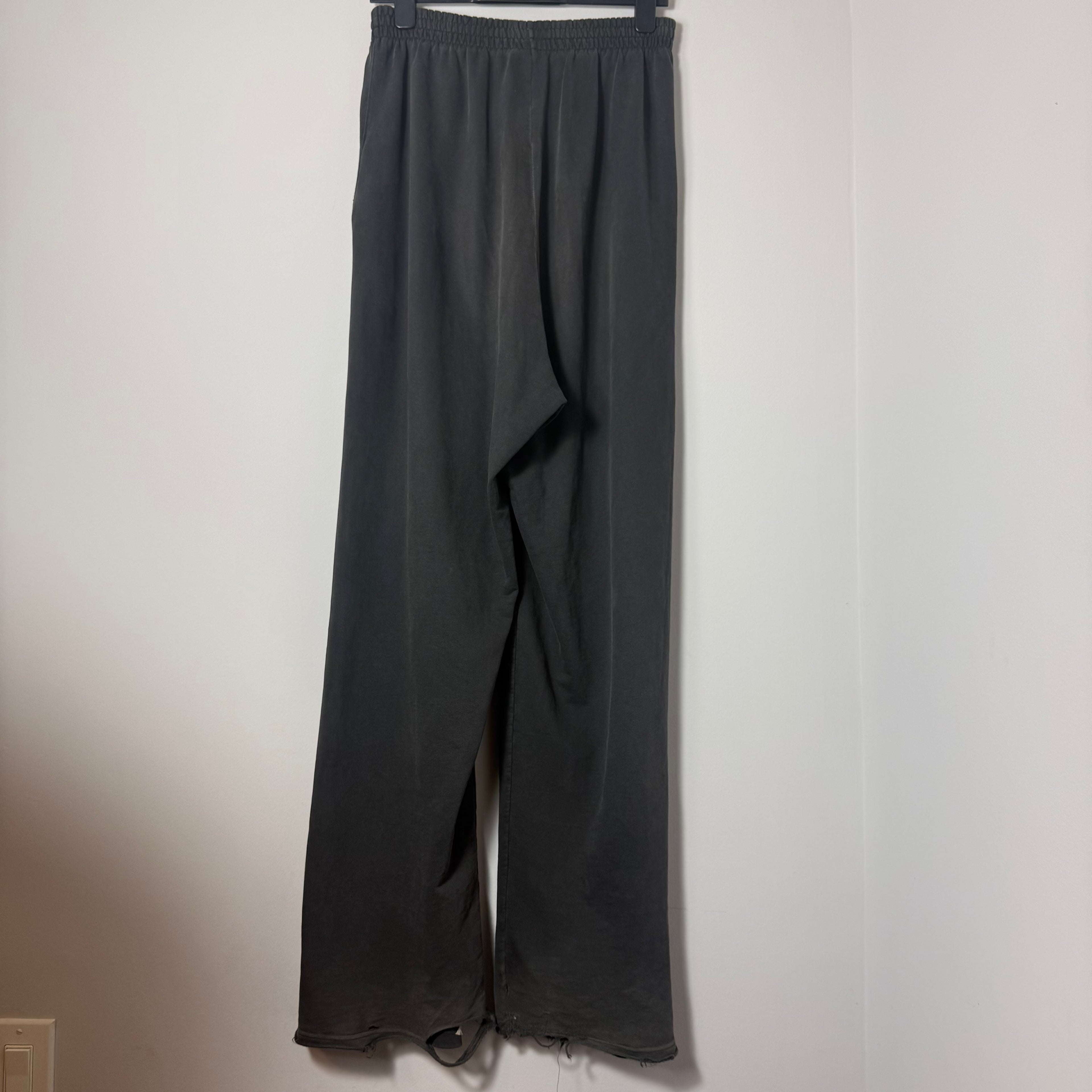 Balenciaga Washed Black Sweatpants Size Small