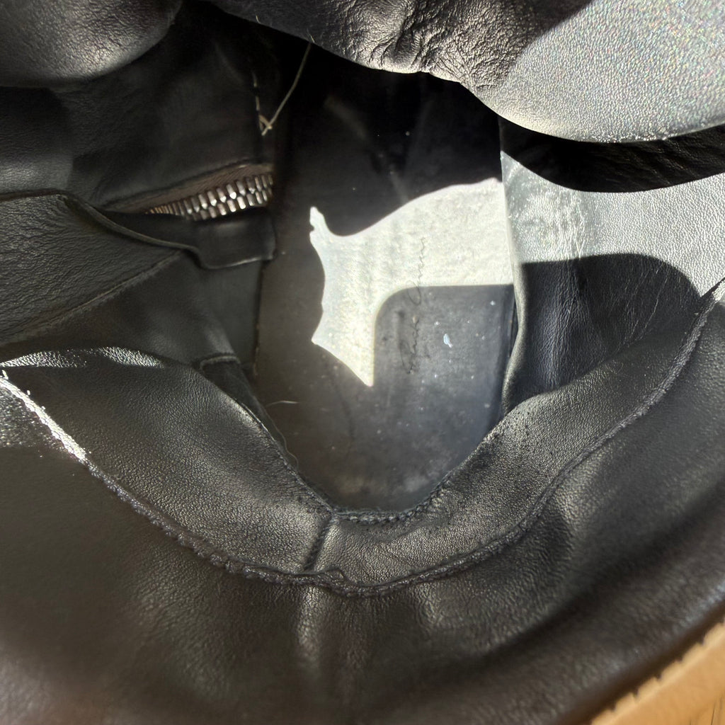 Rick Owens Jumbo Lace Black/Milk Geobasket Size 9