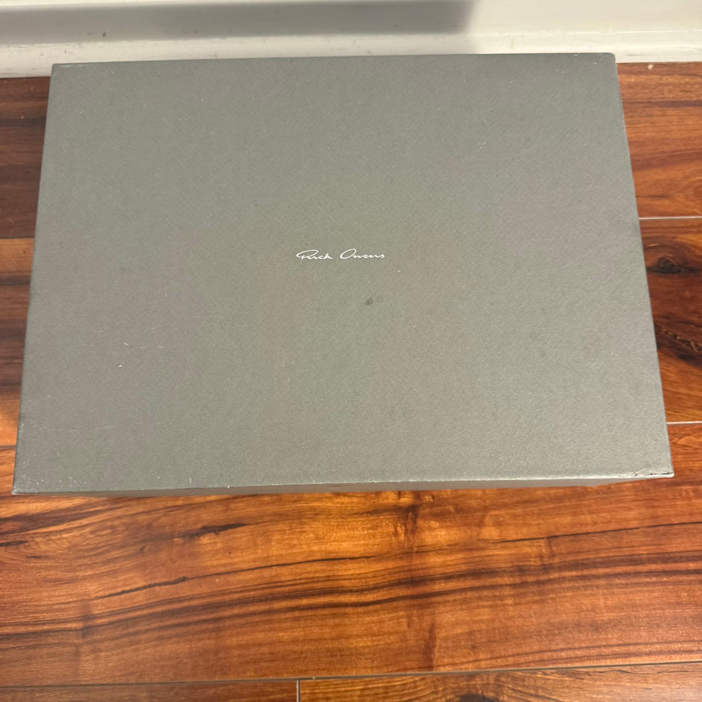 Rick Owens Black Suede Vintage Sneaker Size 13 (46)