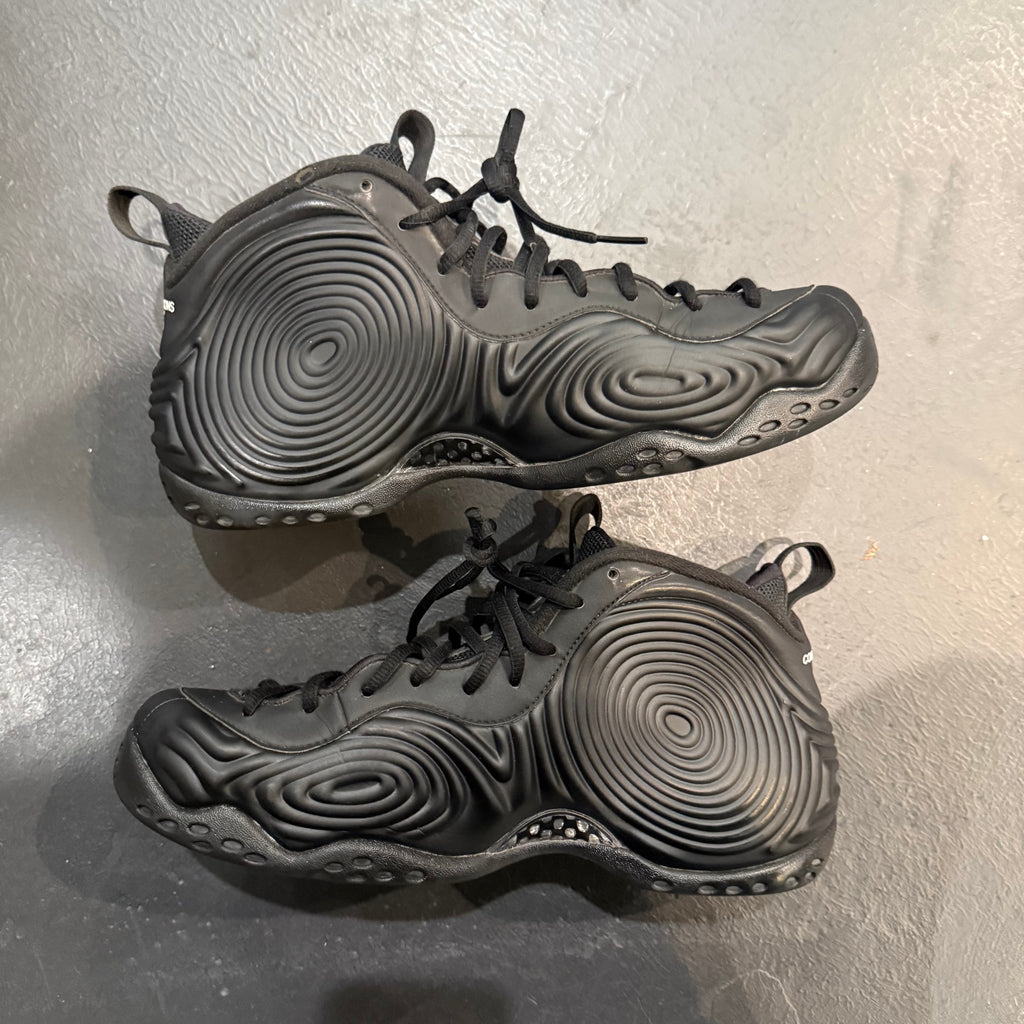 Comme Des Garcon Black Foamposite Size 10