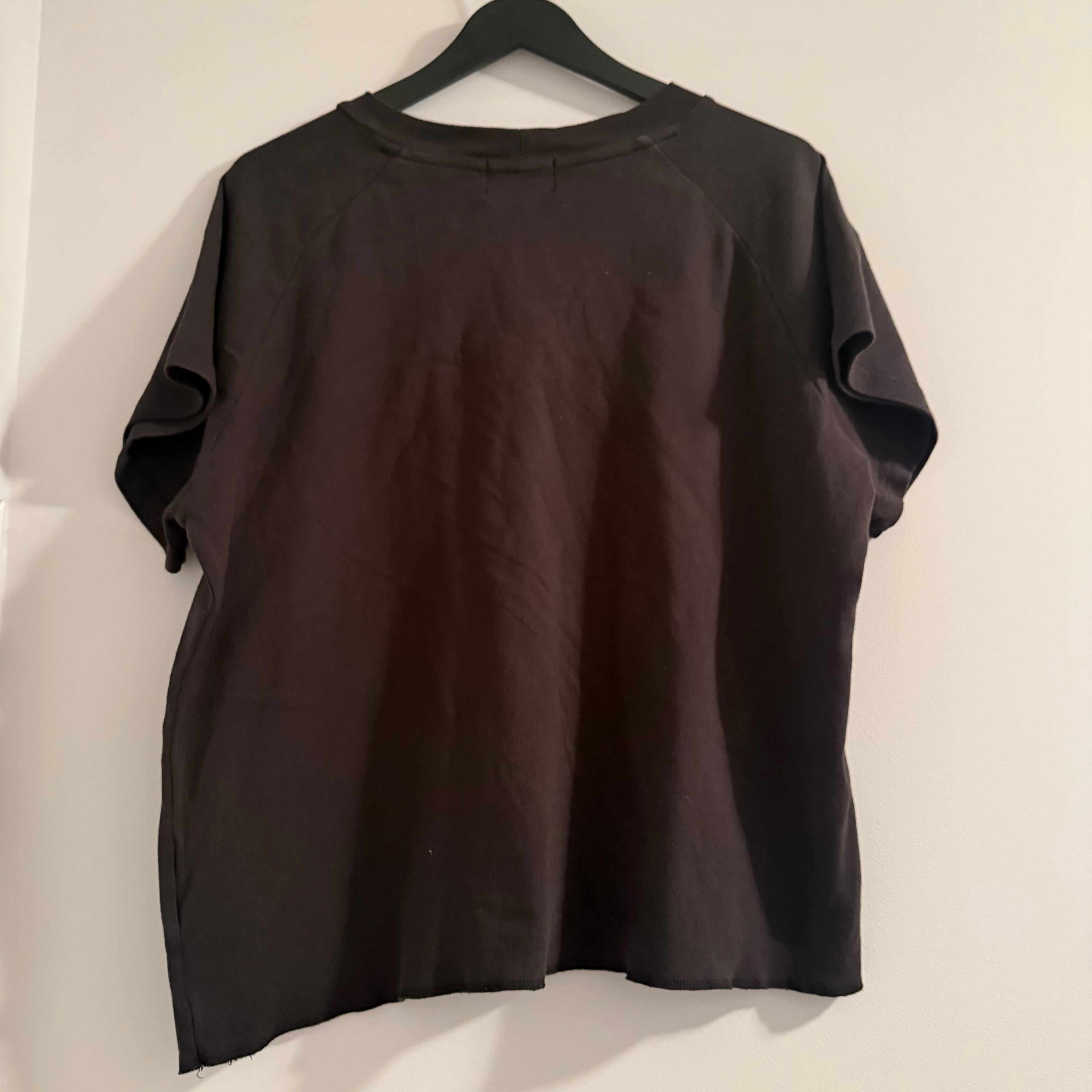 Enfants Riches Déprimés Woman In Sheet Raglan Faded Black Shirt Sz Medium