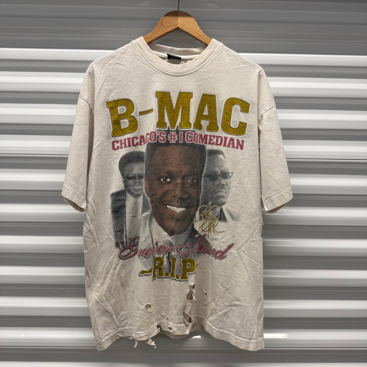 Vintage Bernie Mac RIP Shirt Size XL