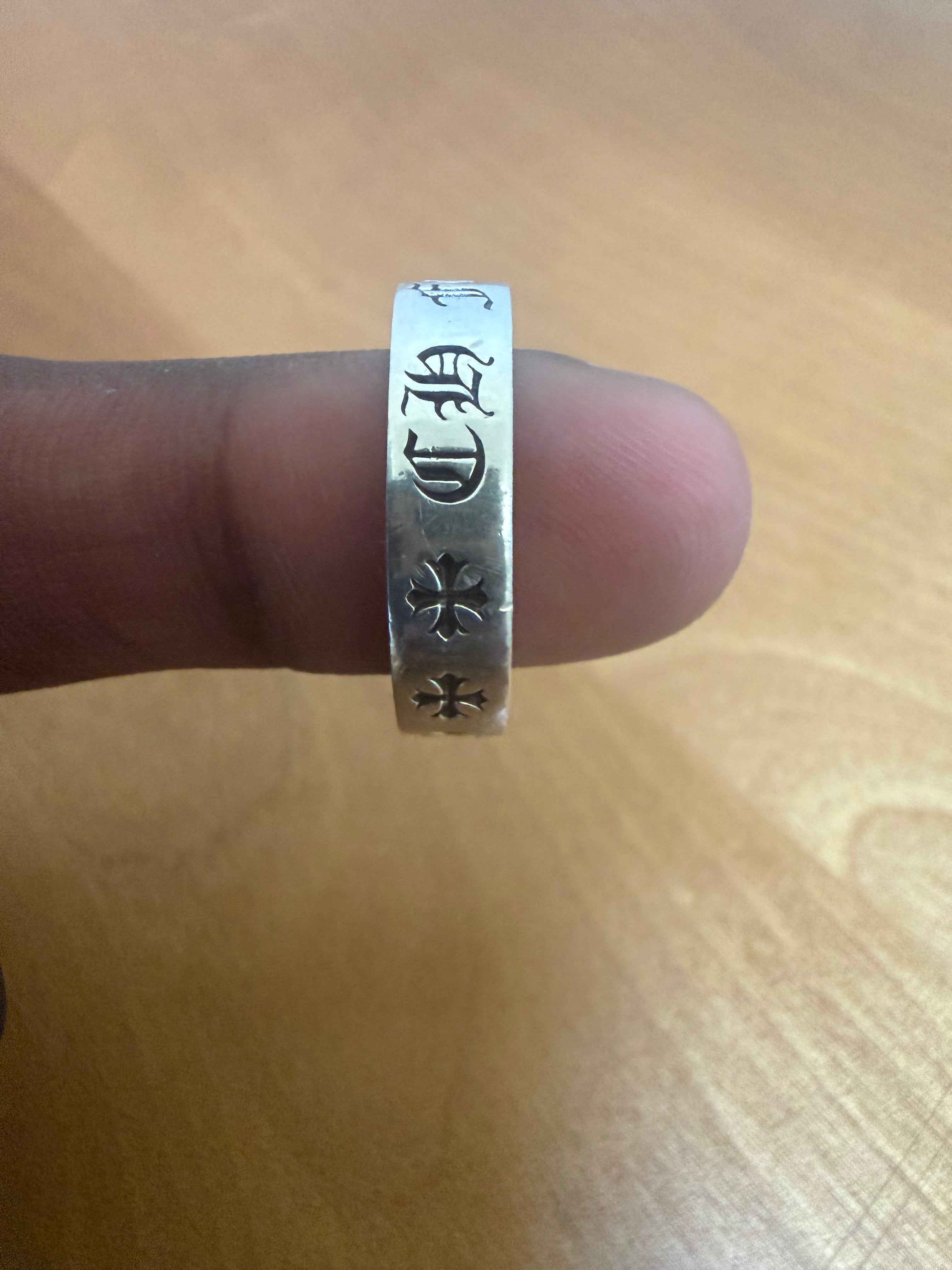 Chrome Hearts Forever Spacer Ring Sz 9
