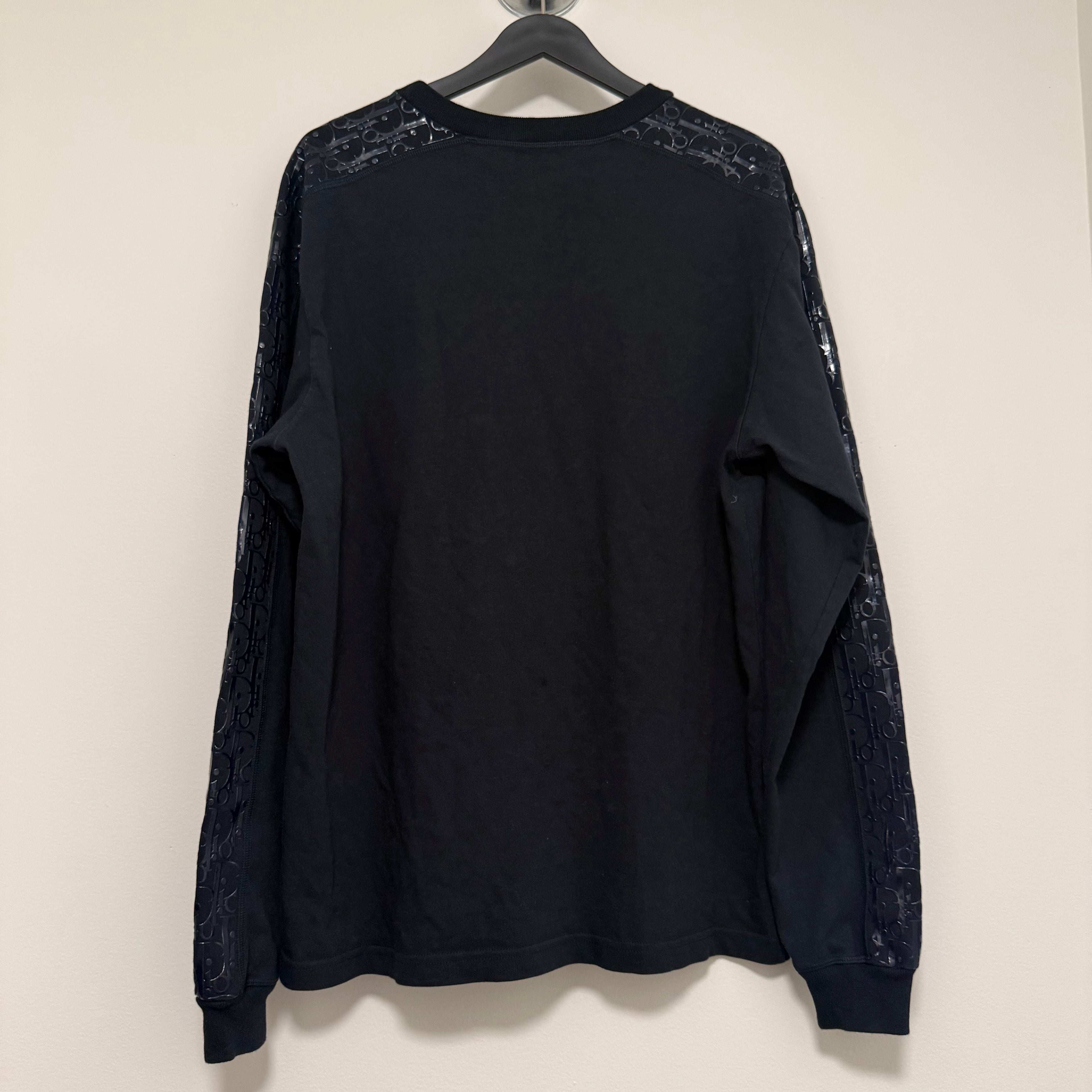 Dior Navy Oblique Sleeve Longsleeve Sz XL