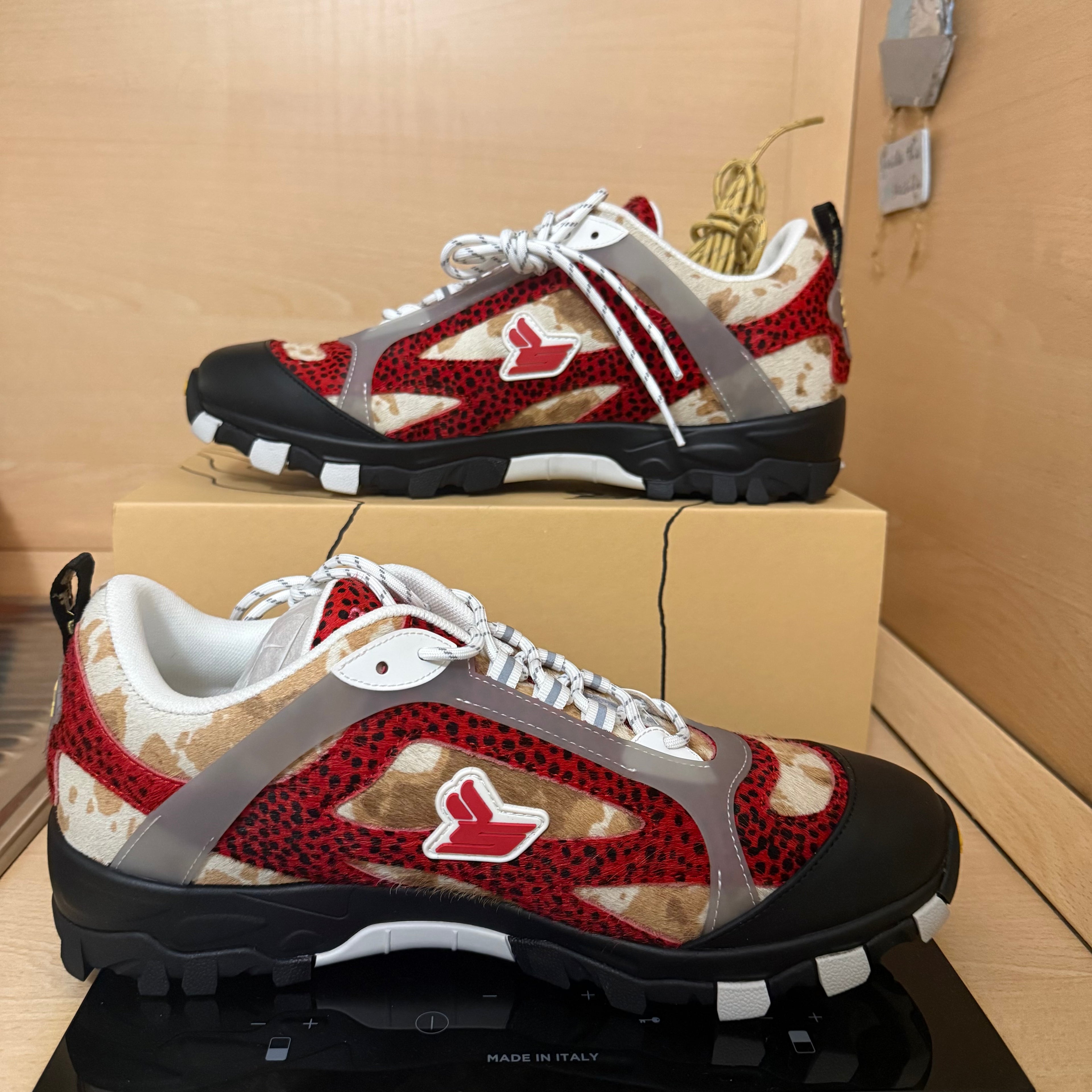 Sicko x PDF Red Cheetah Hiking Shoe Size 11