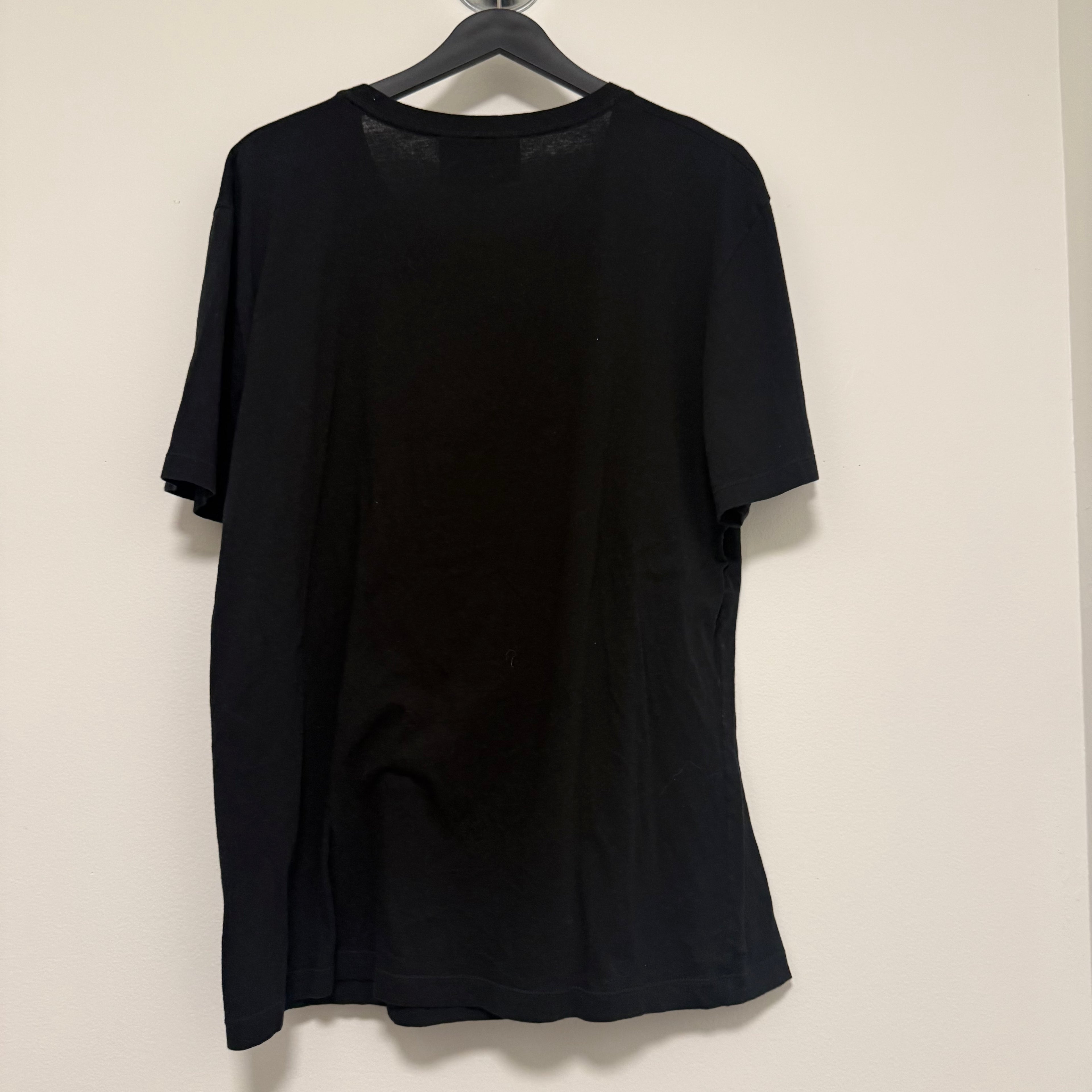 "Gucci ""L'Aveugle par Amour"" Applique Black T-Shirt Sz XL"