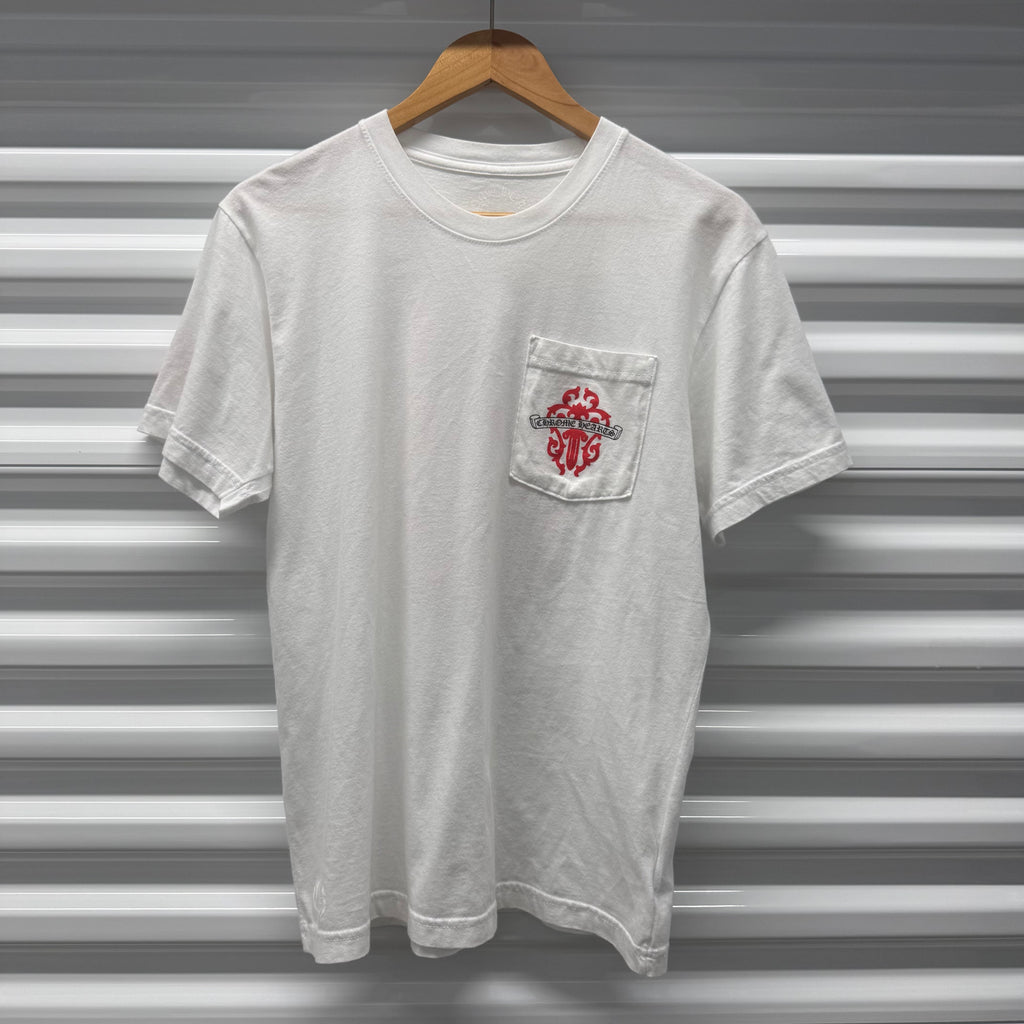 Chrome Hearts Red Dagger Vine White Shirt Size Medium