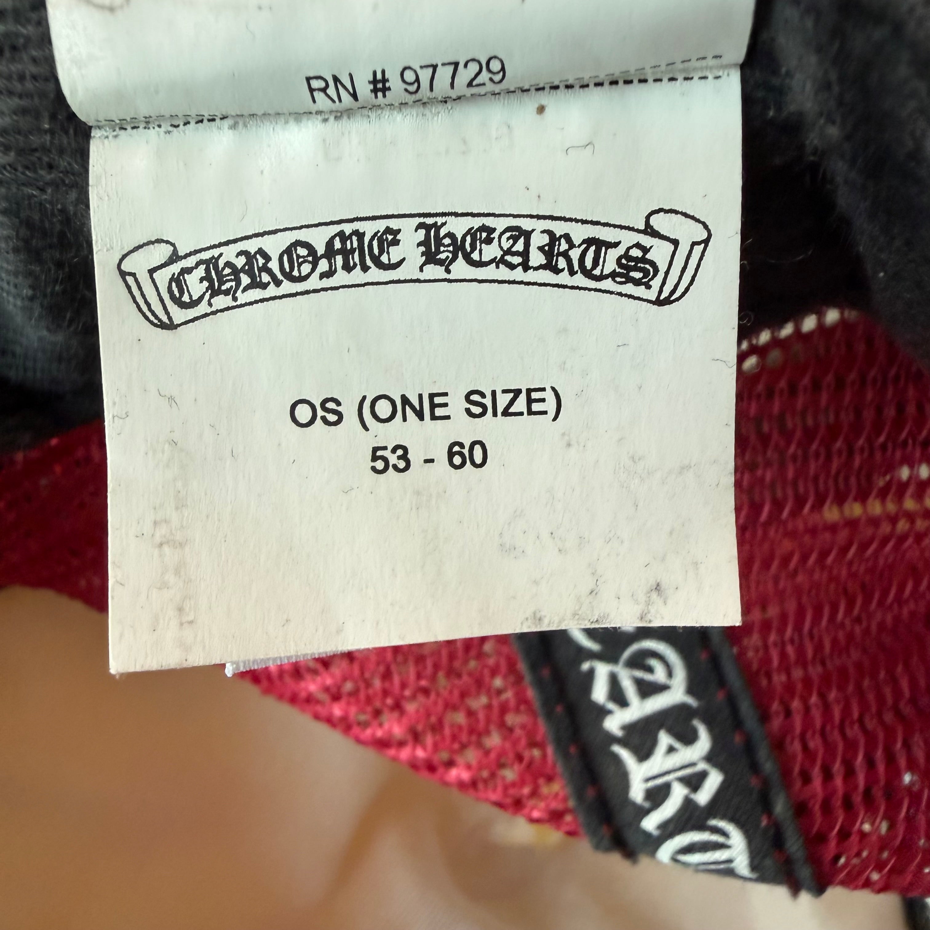 Chrome Hearts Red King Taco Hat