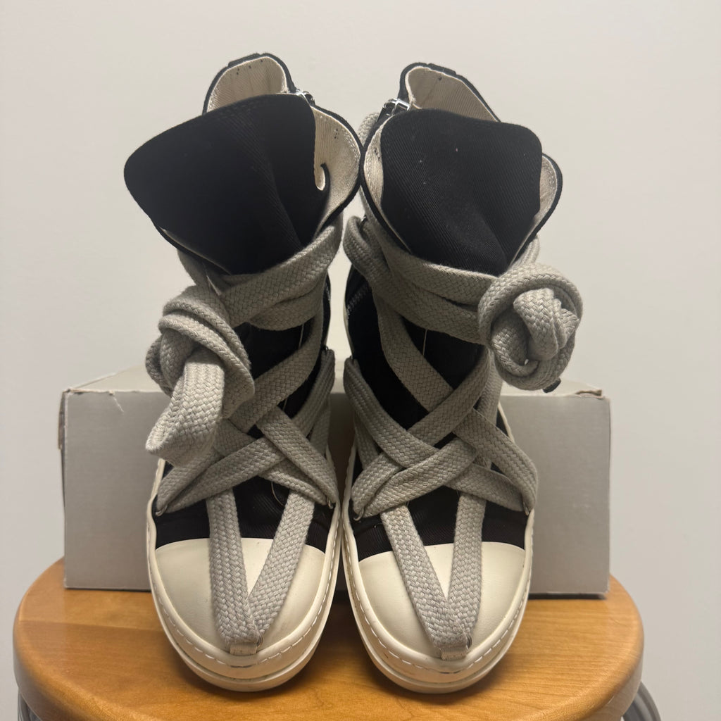 Rick Owens Ramones Hexagram Jumbo Lace Sz 7 US (39.5 EU)