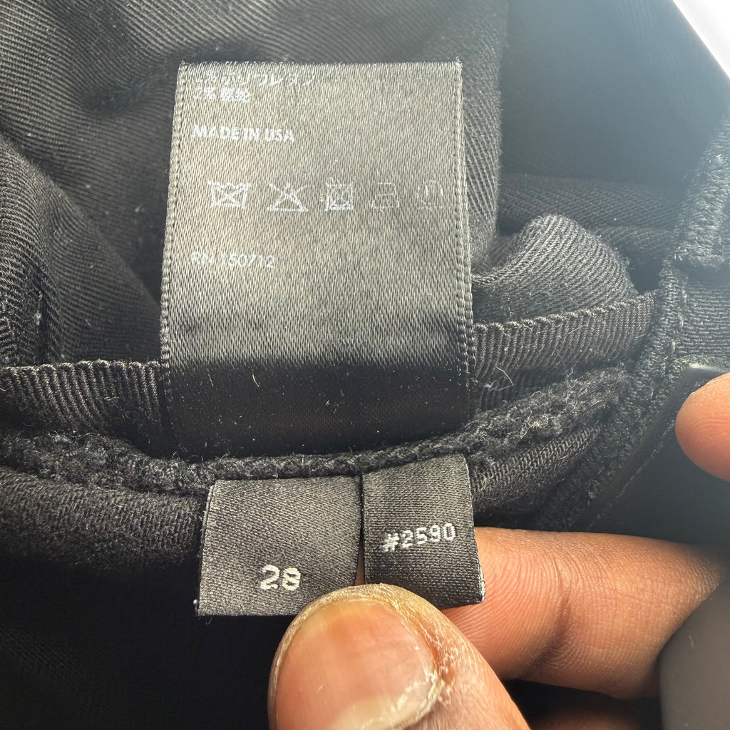 Amiri MX1 Bandana Black Denim Jeans Size 28