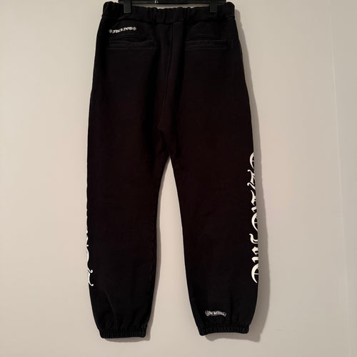 Chrome Hearts Black Horseshoe Sweatpants Size Large