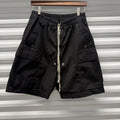 Rick Owens Black Cargobela Shorts Size 48