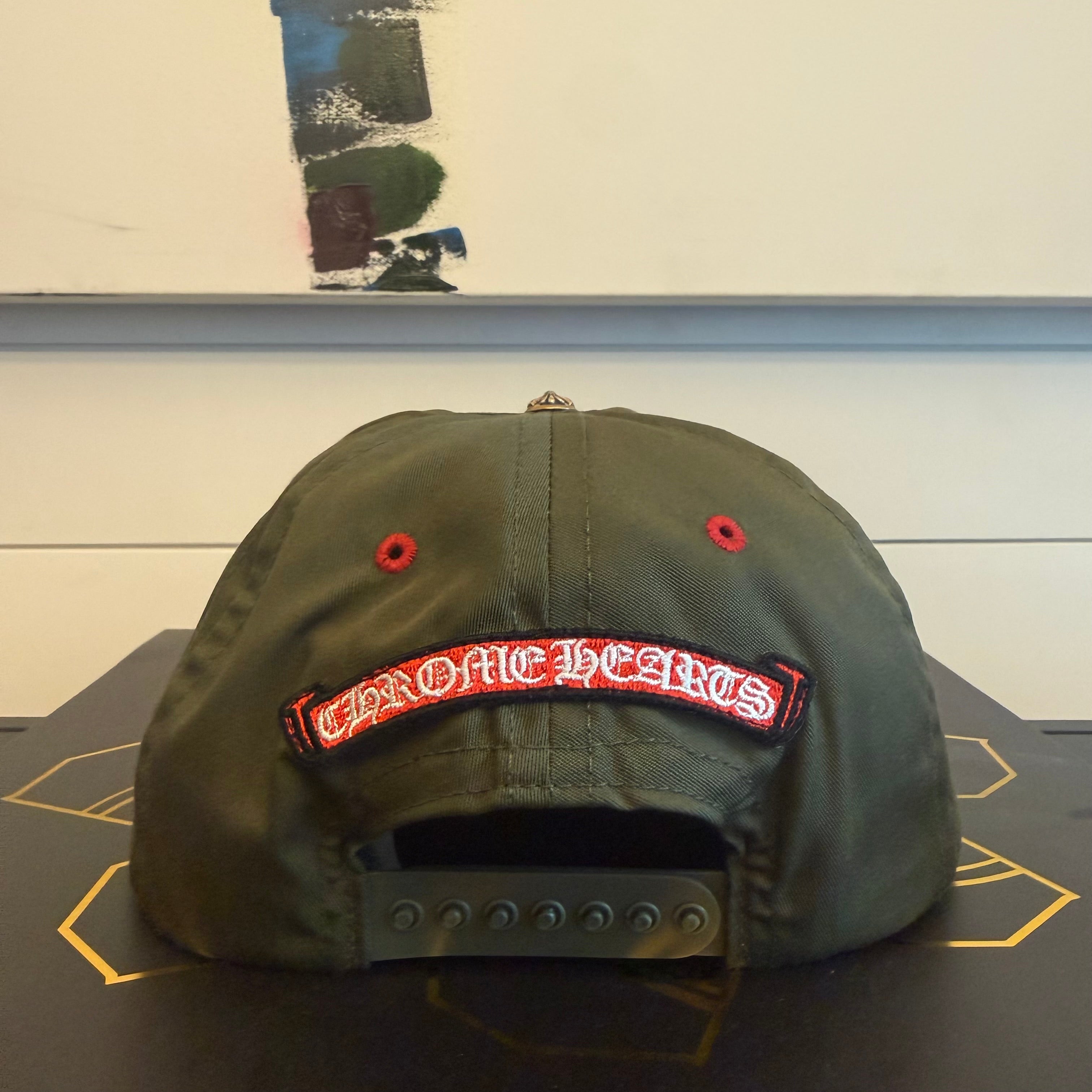 Chrome Hearts Olive Gas Station Trucker Hat