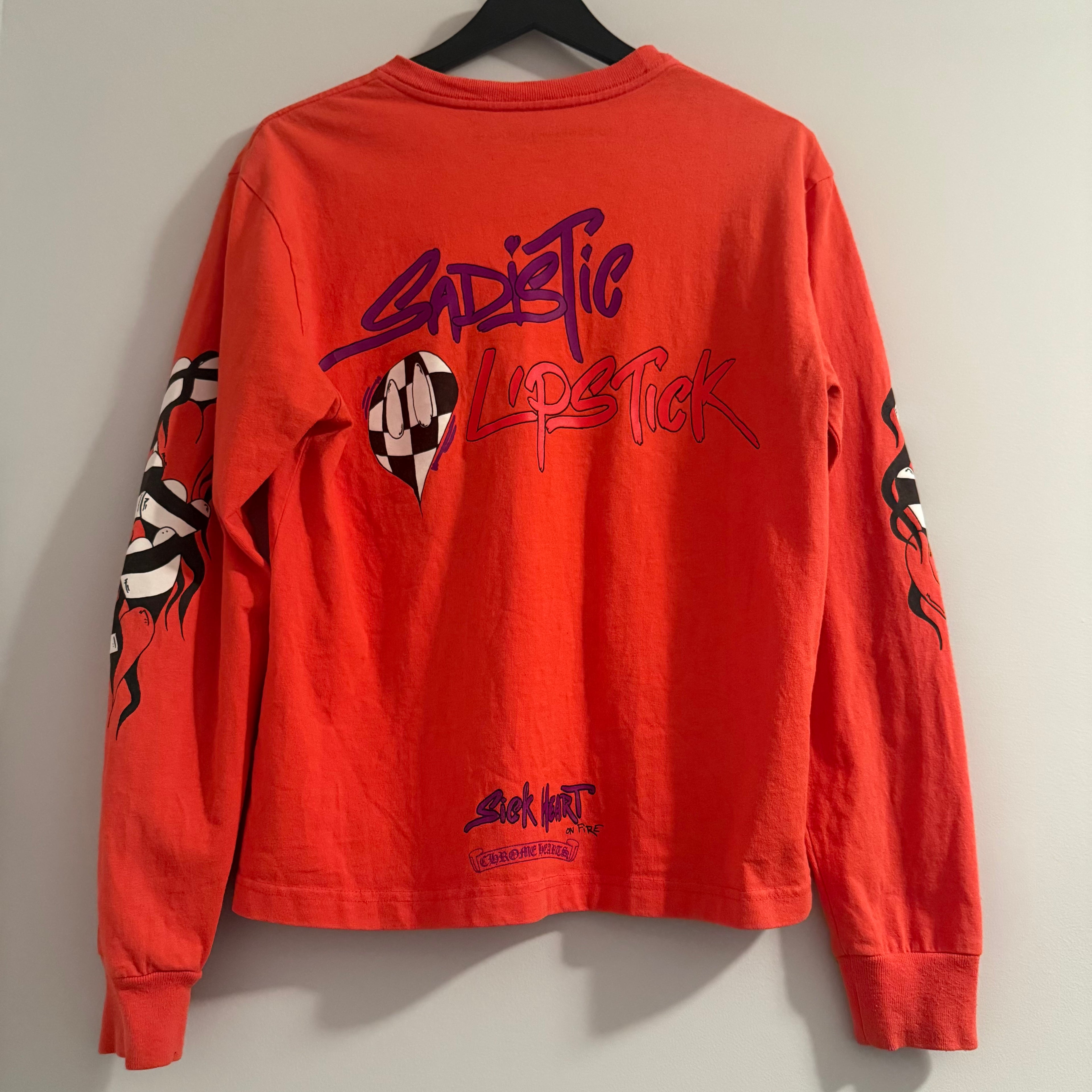 Chrome Hearts Matty Boy Sadistic Lipstick Shirt Size Small