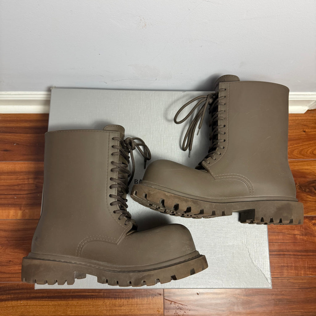 Balenciaga Brown Steroid Boots Size 10 (43)