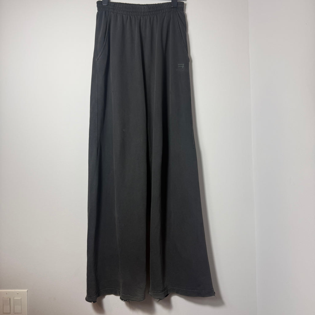 Balenciaga Washed Black Sweatpants Size Small
