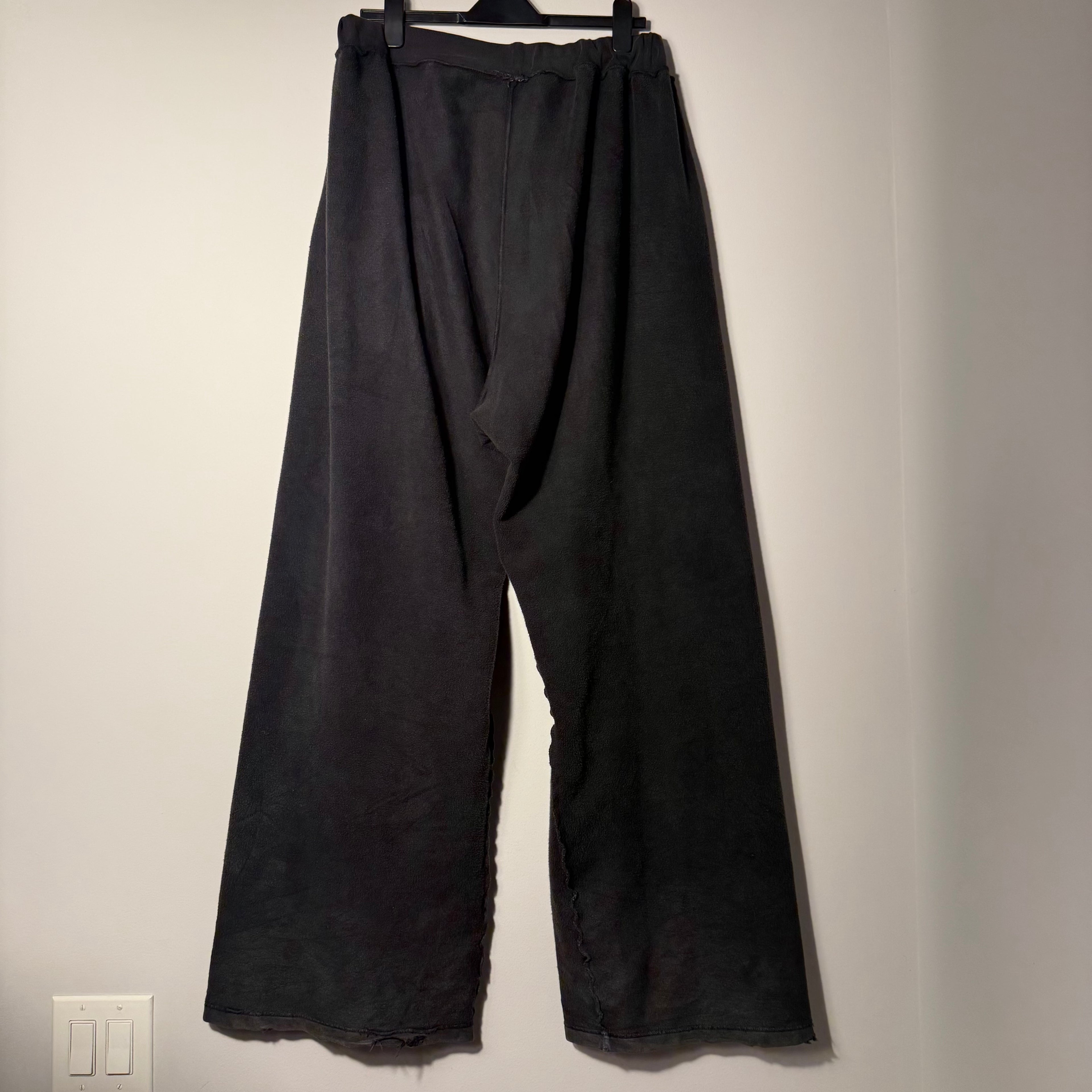 Balenciaga Black Inside Out Sweatpants Size XL