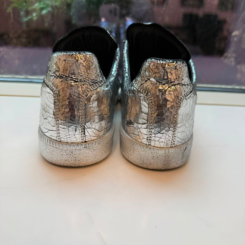 Maison Marigela Silver Metallic Gats Size 12 (45)