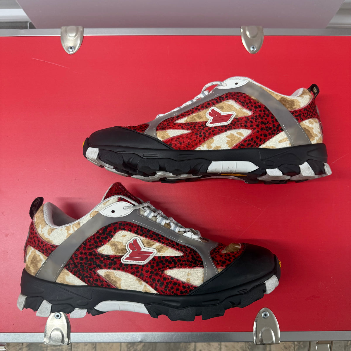 Sicko x PDF Red Cheetah Hiking Shoe Size 45