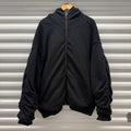 Balenciaga Black Oversized Bomber Hoodie Size XS