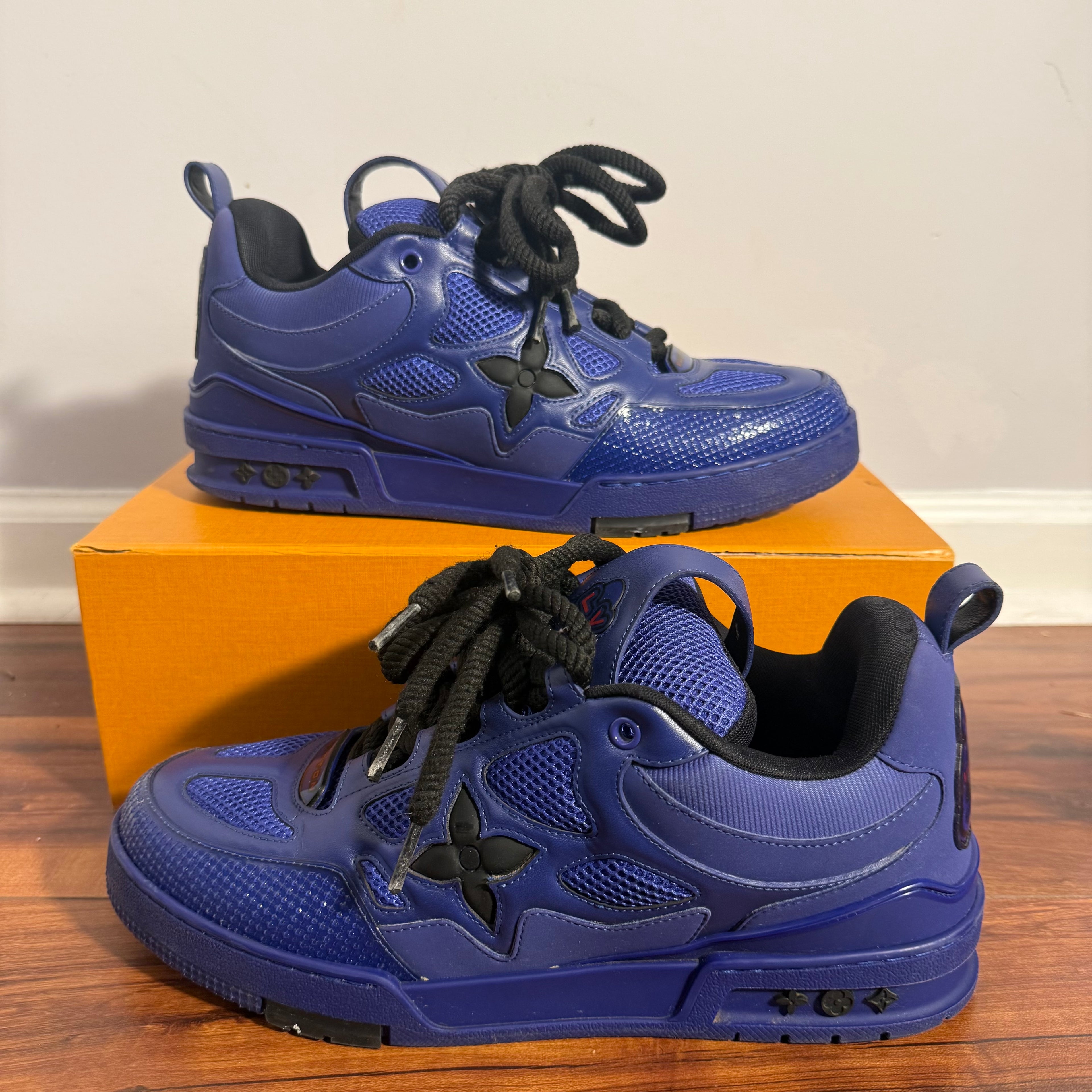 Louis Vuitton Deep Blue Skate Sneaker Size 11 (9.5 LV)