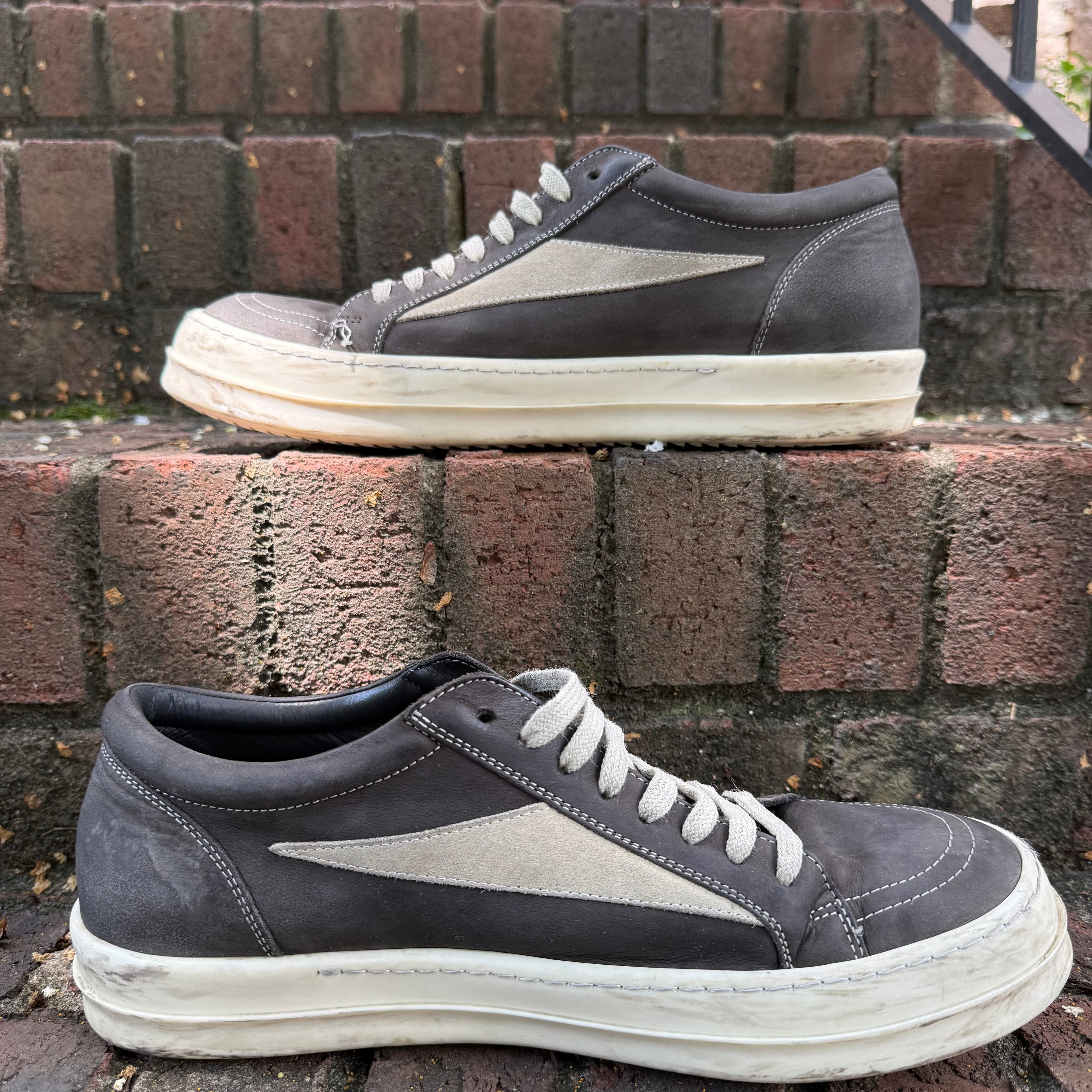 Rick Owens Vintage Brown Suede Sneaker Size 12 (45)