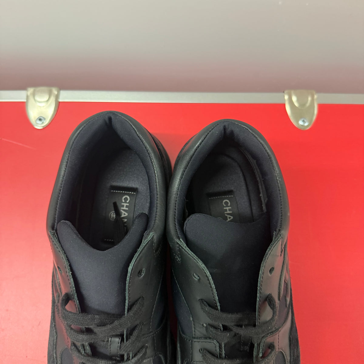 Chanel Triple Black Trainer Size 11 (44)