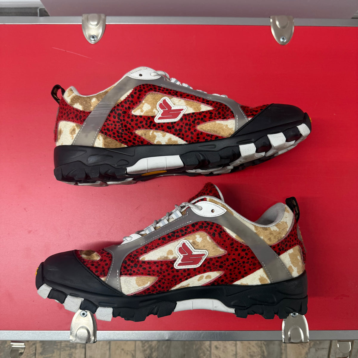 Sicko x PDF Red Cheetah Hiking Shoe Size 45