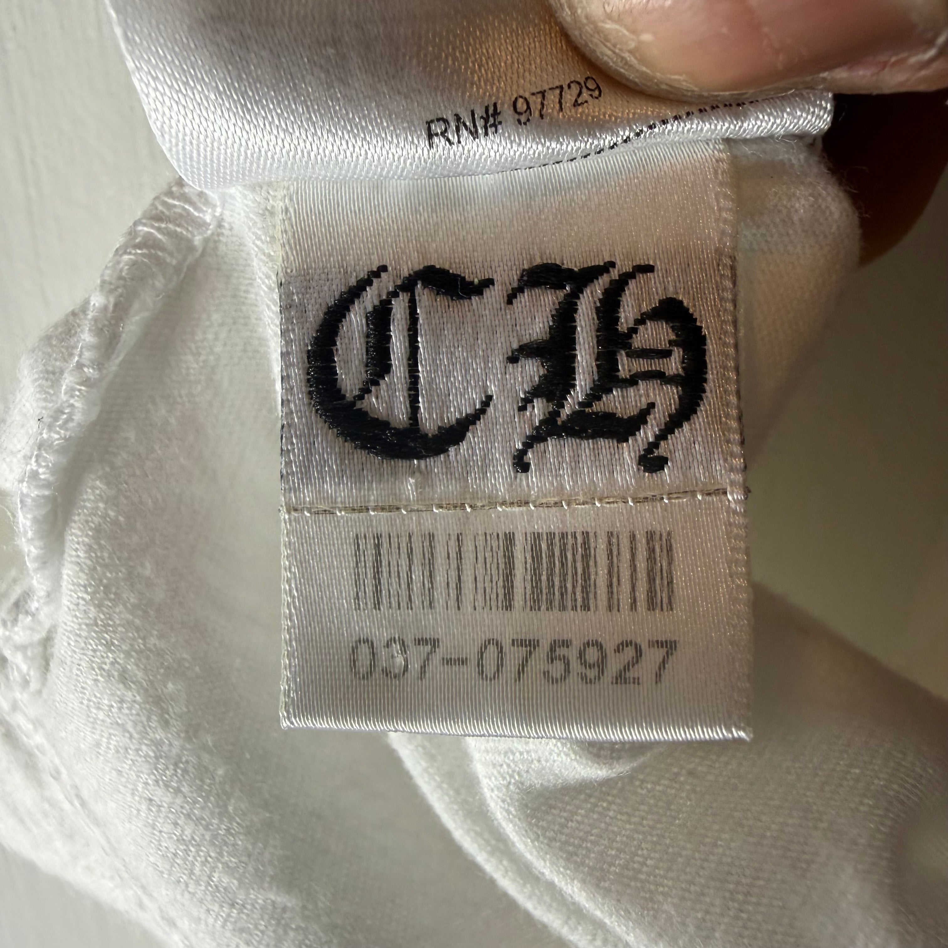 Chrome Hearts White Scroll Shirt Size XXL